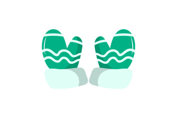 Christmas Beauty Gloves Vector Design for Local Branding