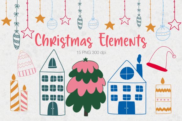 Christmas Elements Clipart Review