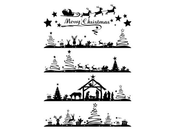 Christmas Silhouette Set Review for Embroidery Projects