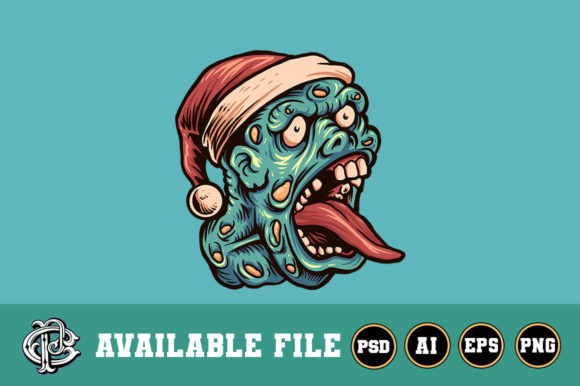 Christmas Zombie T-shirt Design Review