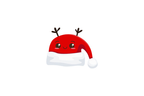 Deer Antler Hat Cute Kawaii Christmas Illustration Review