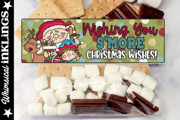 Wishing You S more Christmas Wishes Bag Topper Illustrations